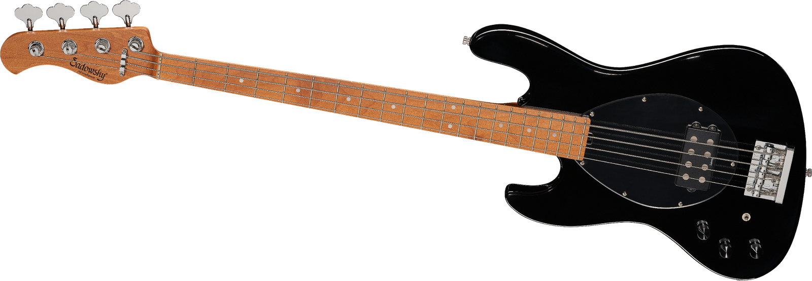 Frontalansicht des Sadowsky MetroExp21 Vint M4 RM LH BK