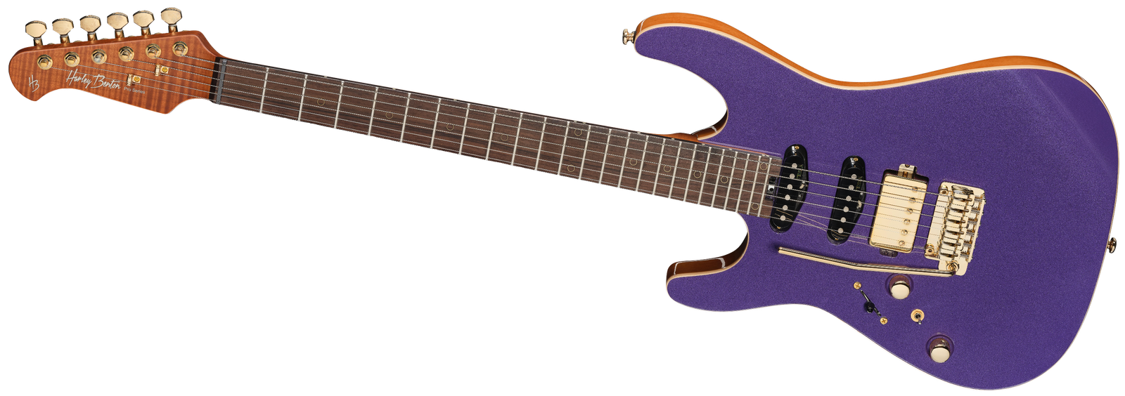 Harley Benton Fusion-IV HSS LH RW PM E-Gitarre