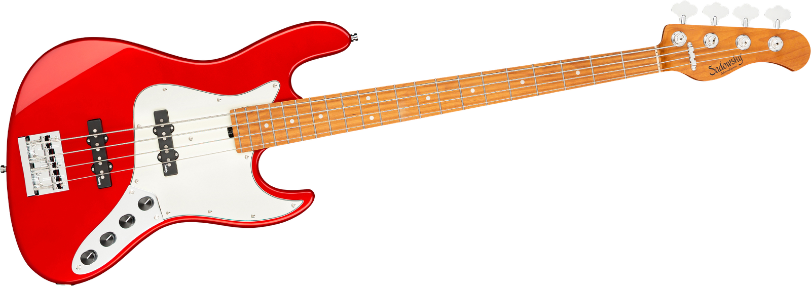 Sadowsky MetroExpress 21 Vintage JJ4 RM Candy Apple Red, electric bass guitar