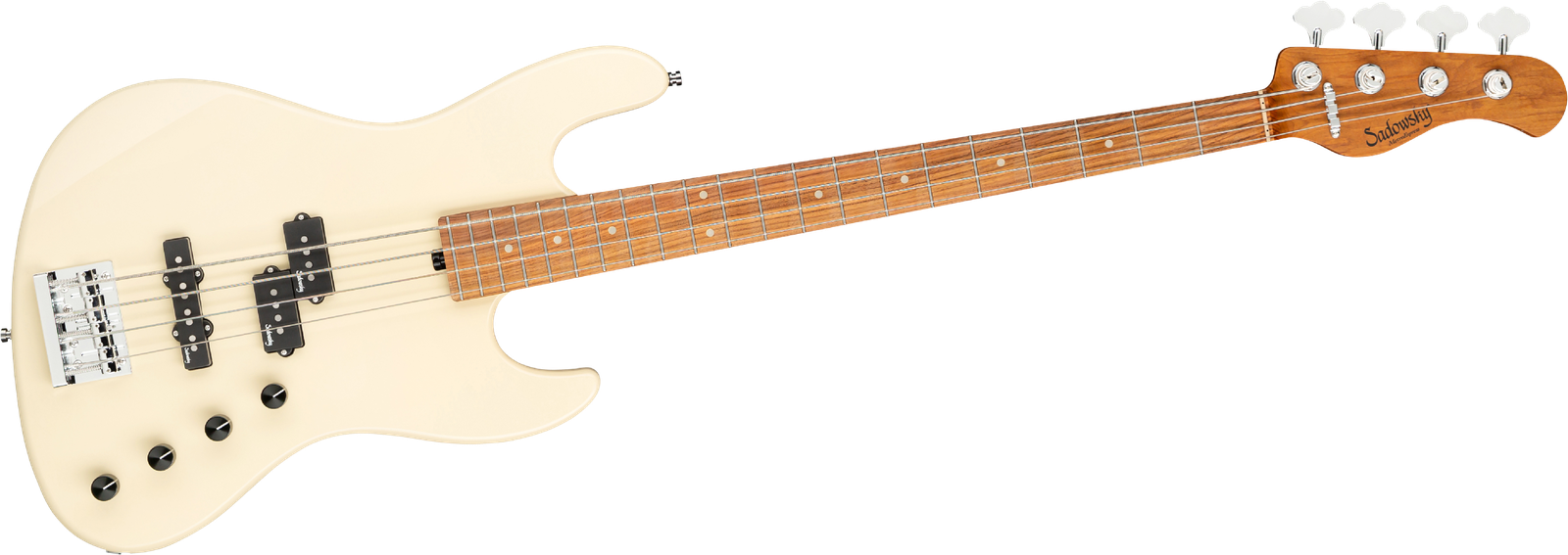 Frontansicht des Sadowsky MetroExp21 Verdine White 4 OWH