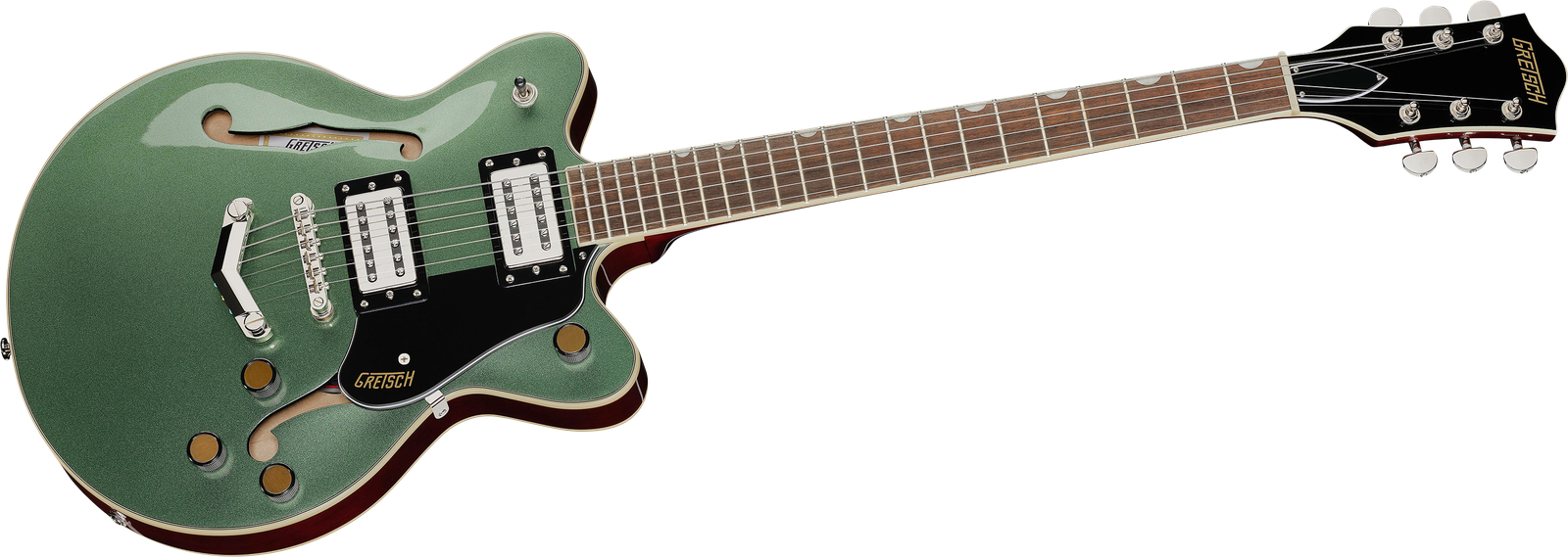 Frontalansicht der Gretsch G2655 Strml CB JR OLV 