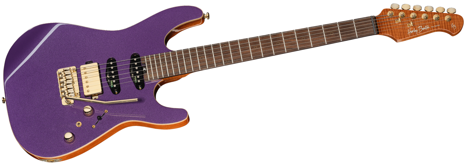 Harley Benton Fusion-IV HSS RW PM E-Gitarre
