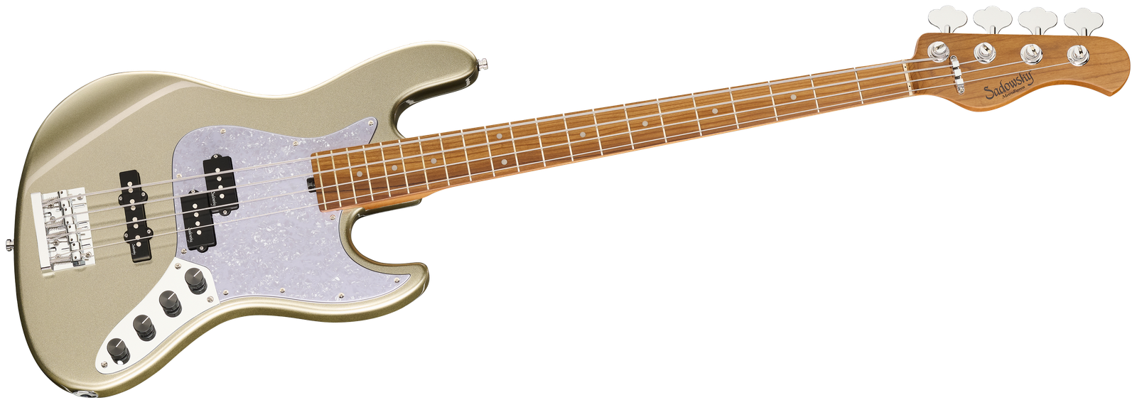 Sadowsky MetroExpress 21 Hybrid PJ4 RM CHM, electric bass guitar