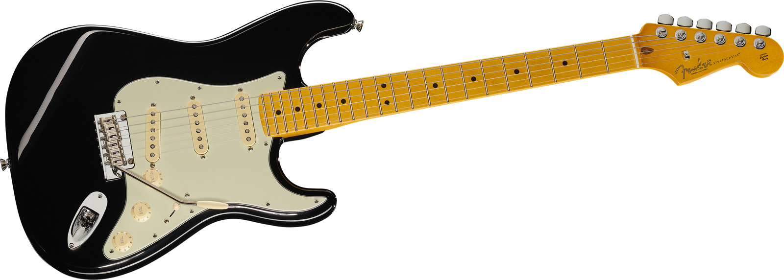 Fender AM Pro II Strat MN BLK E-Gitarre