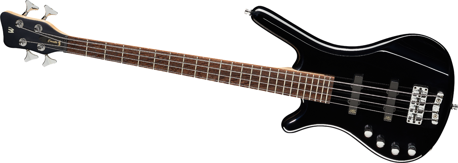 Warwick RockBass Corvette Basic Black Short Scale, electric bass guitar