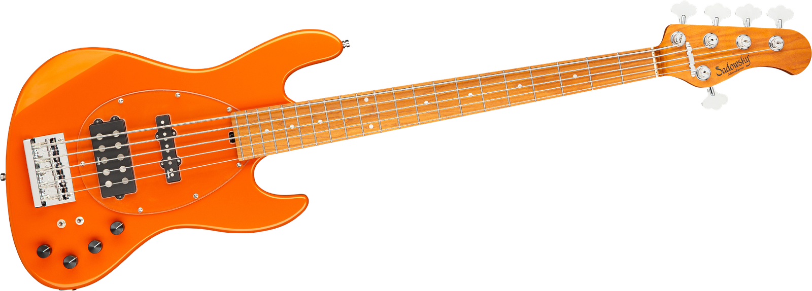 Sadowsky MetroExpress 21 Vintage M5 Maple Orange, five-string electric bass