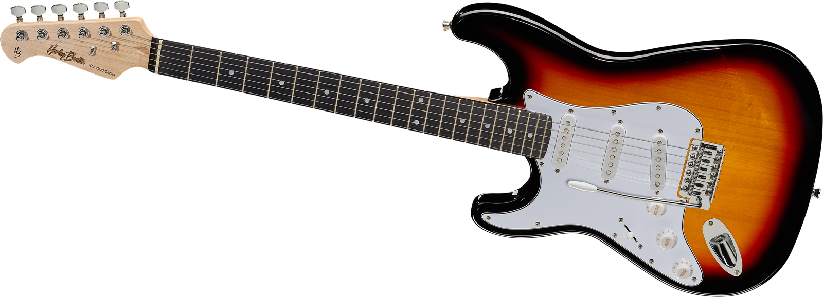 E-Gitarre Harley Benton ST-20LH SB Linkshänder E-Gitarre von vorne