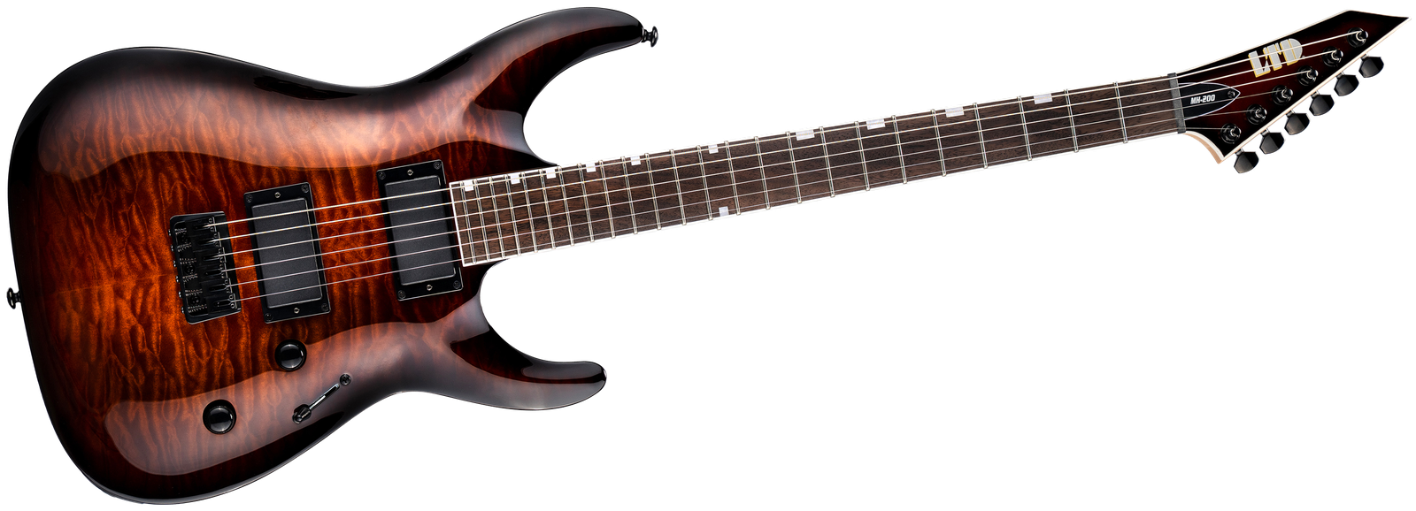 ESP LTD MH-200HT QM BS E-Gitarre
