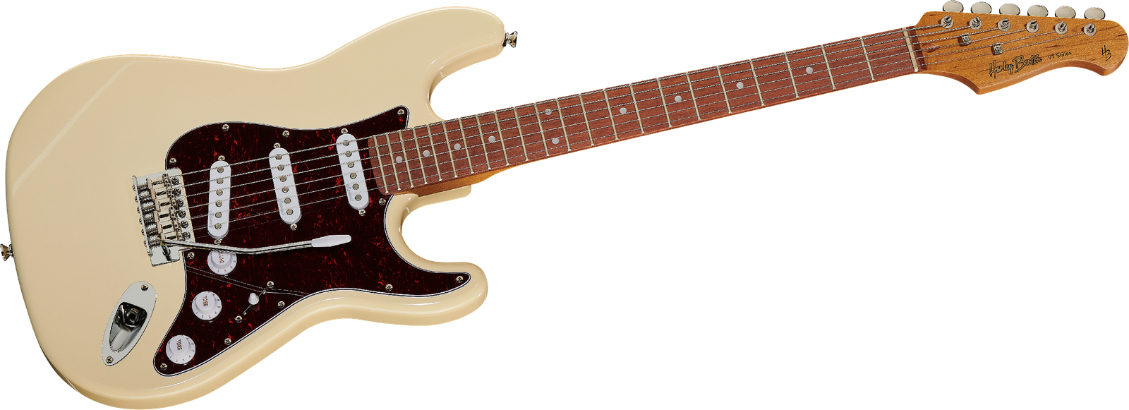 Frontansicht der E-Gitarre Harley Benton ST-62 RW VW Vintage Series