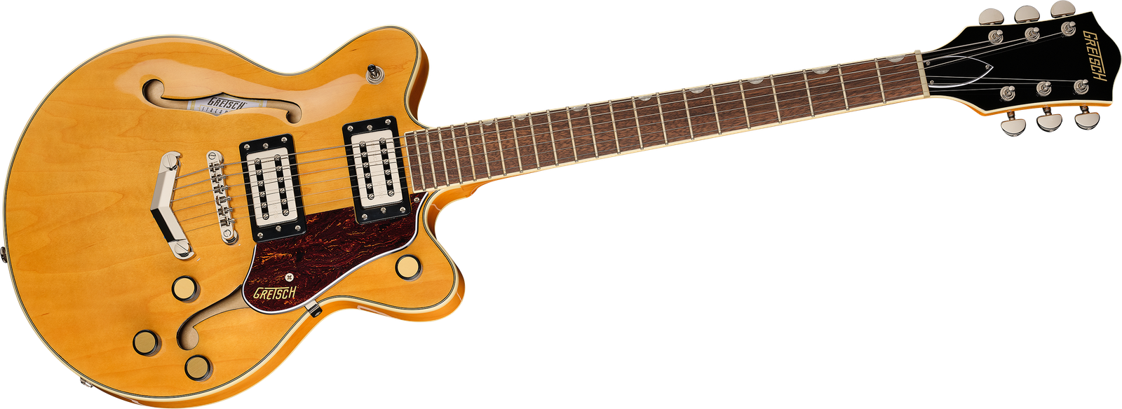 Frontalansicht der Gretsch G2655 Strml CB JR VLAMB