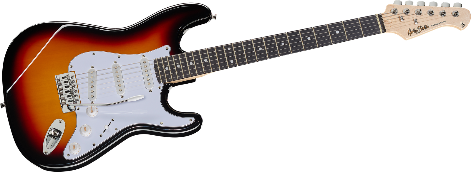 E-Gitarre Harley Benton ST-20 SB E-Gitarre von vorne