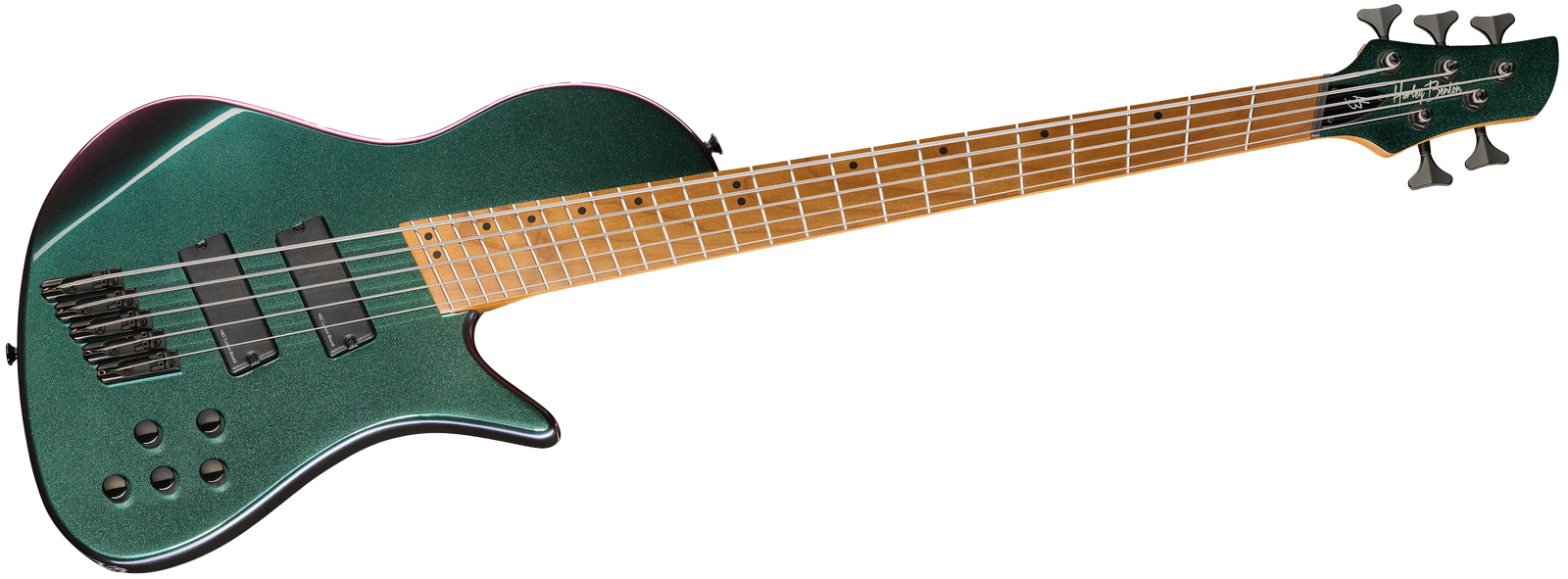 Harley Benton MSB-5 Flip Flop Blue 5-Saiter E-Bass
