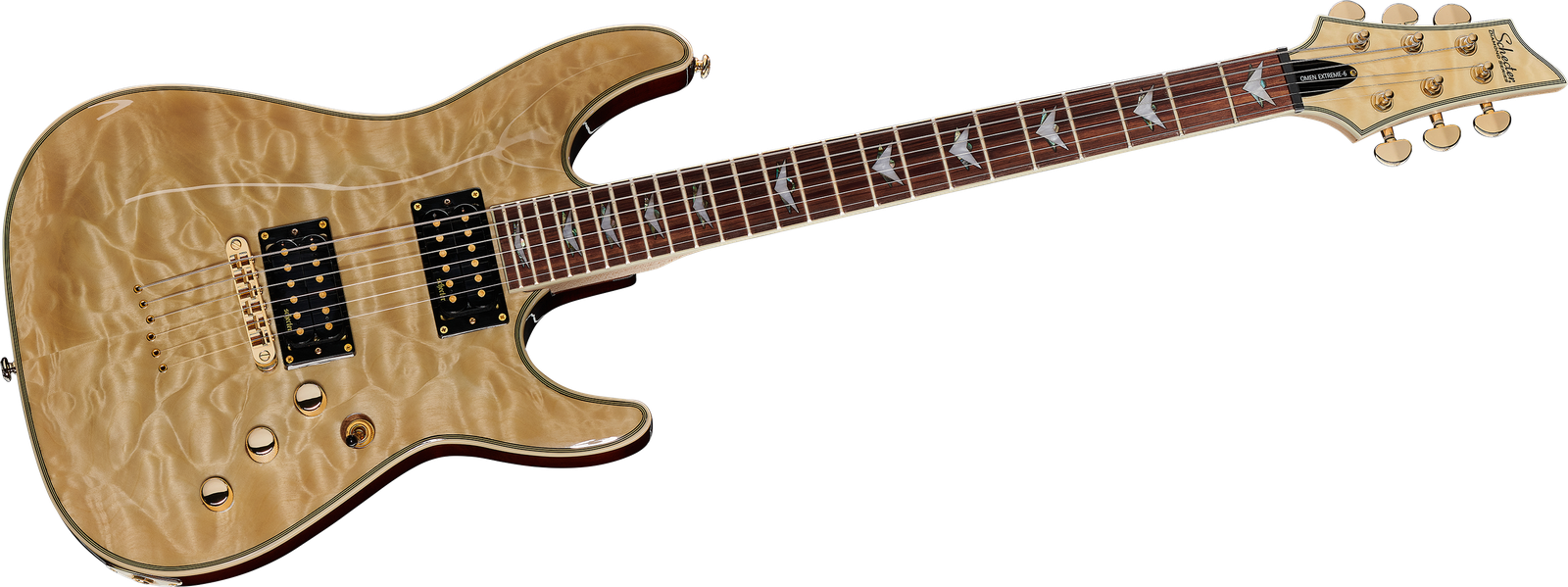 Schecter Omen Extreme 6 E-Gitarre Gloss Natural
