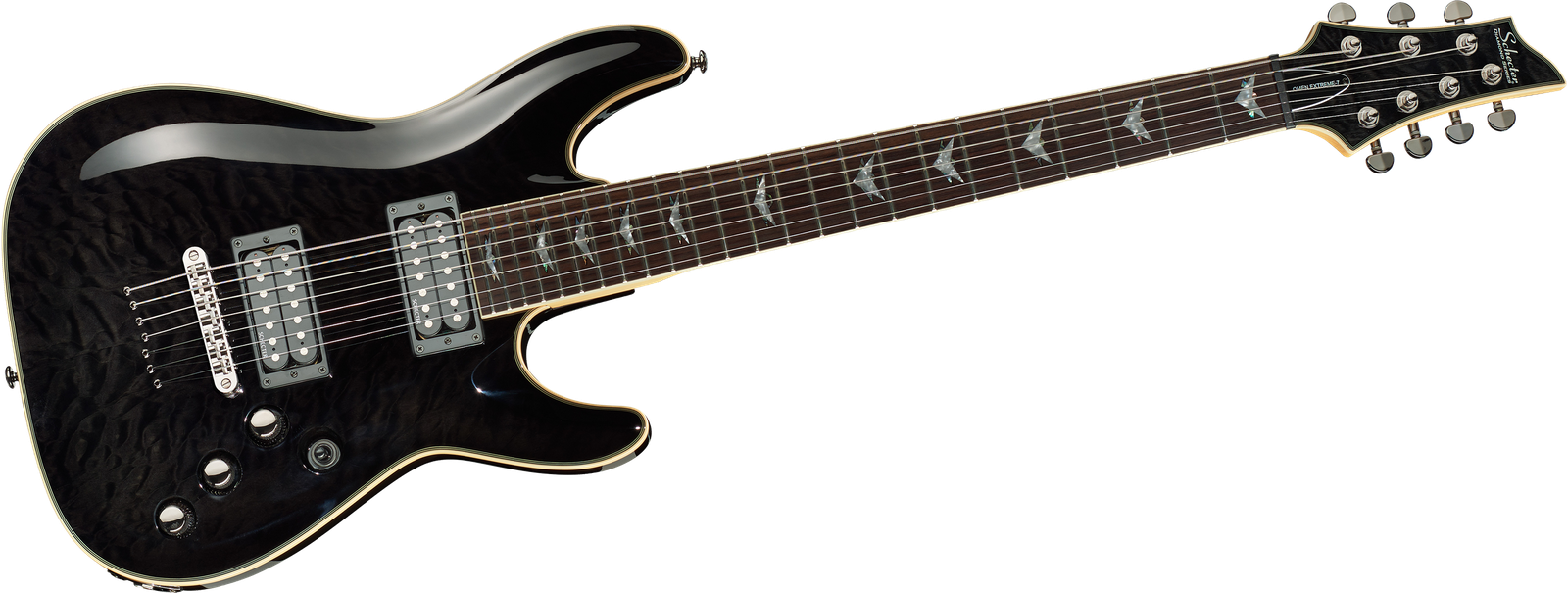 Schecter Omen Extreme 7 E-Gitarre schwarz