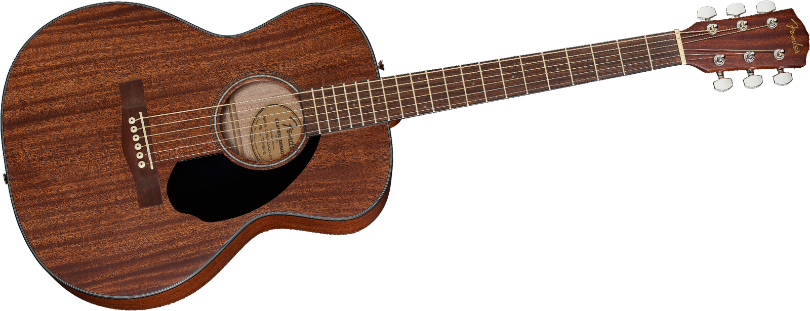 Steelstring acoustic guitar Fender CC-60S All Mahogany