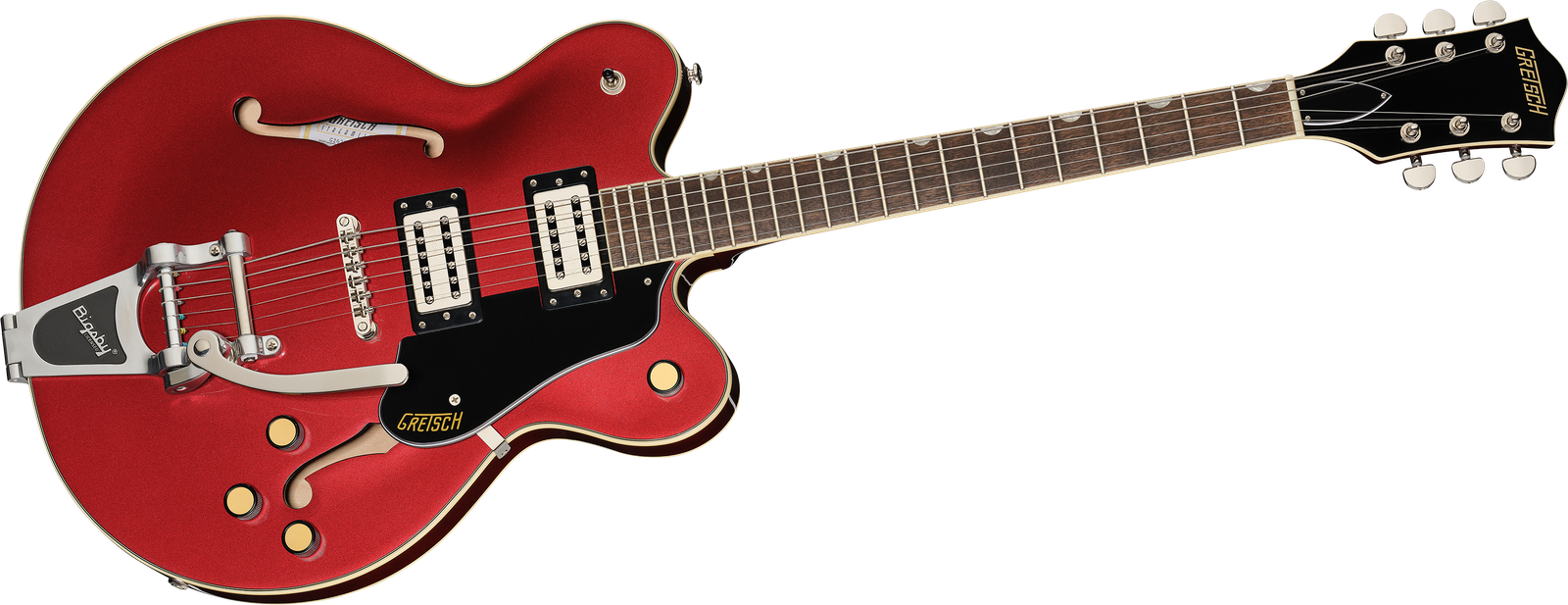 Frontalansicht der Gretsch G2622T Streamliner Cb Dc BRNDWN
