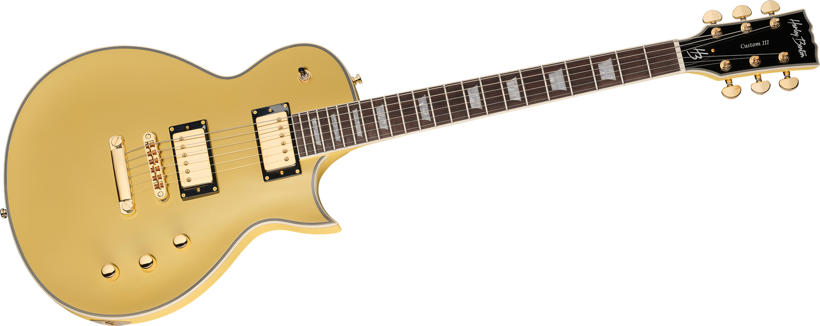 Harley Benton SC-Custom III Moritz Yellow Komplettansicht