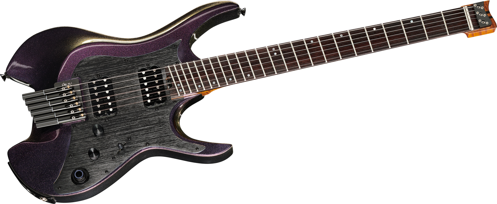 Headless E-Gitarre Mooer GTRS Guitars Wing 900 Int API Frontansicht