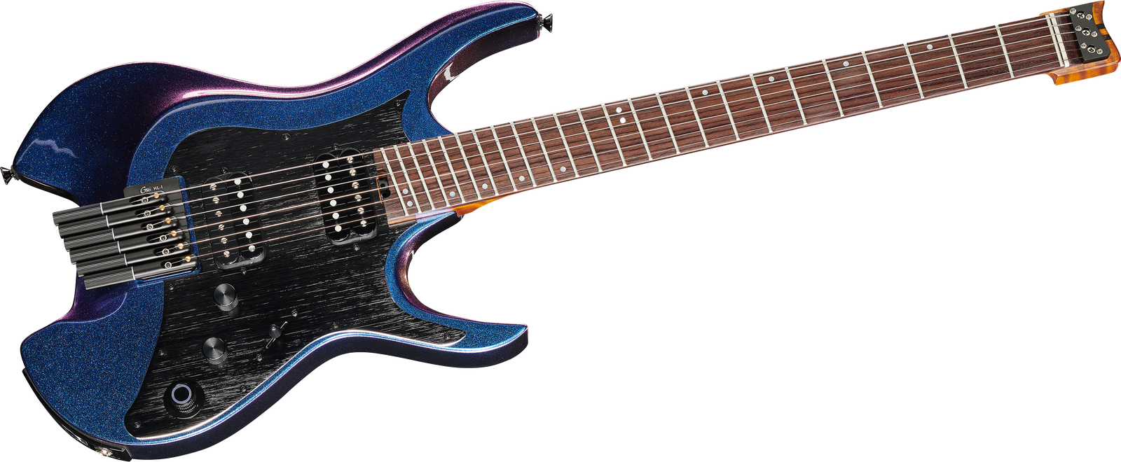 Mooer GTRS Guitars Wing 900 Int APU headless electric guitar, front view
