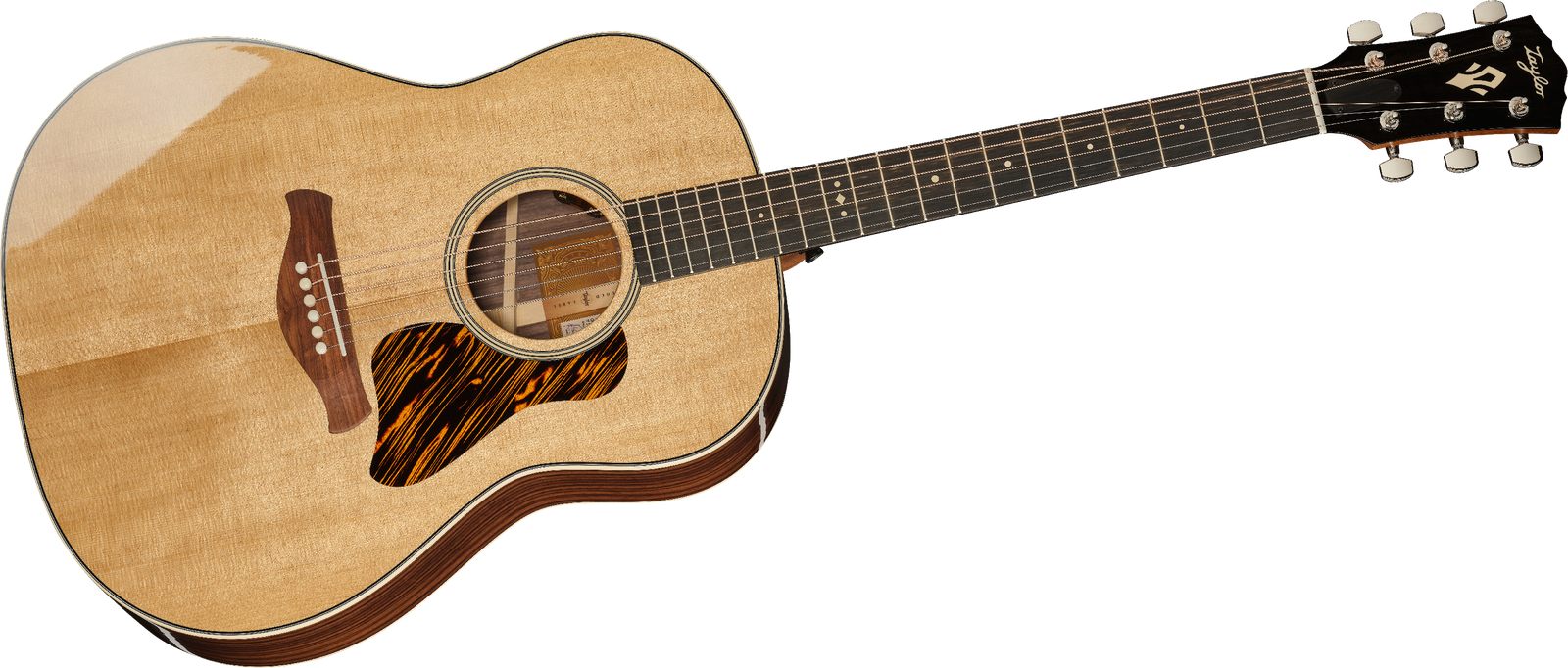 Vue de face de la guitare Western Taylor Gold Label 717e