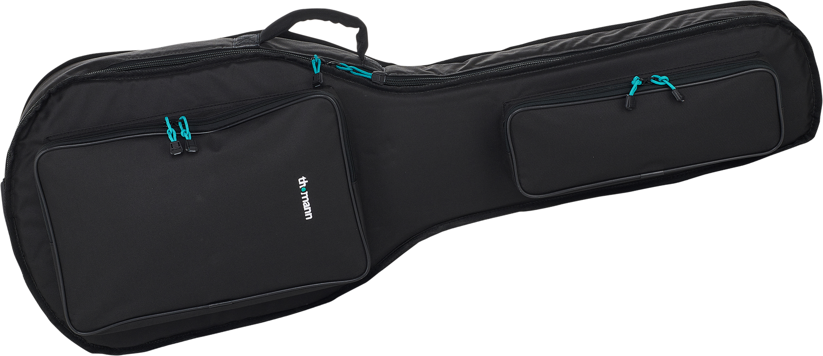 Frontalansicht des Thomann E-Gitarren Tasche schwarz 