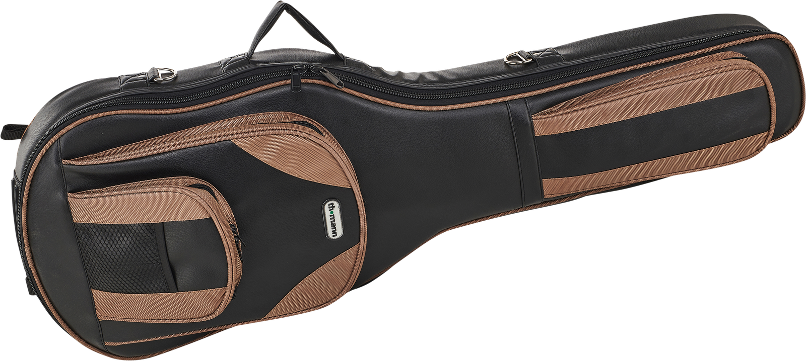 Frontalansicht des Thomann Gigbag für E-Gitarren Premium braun 