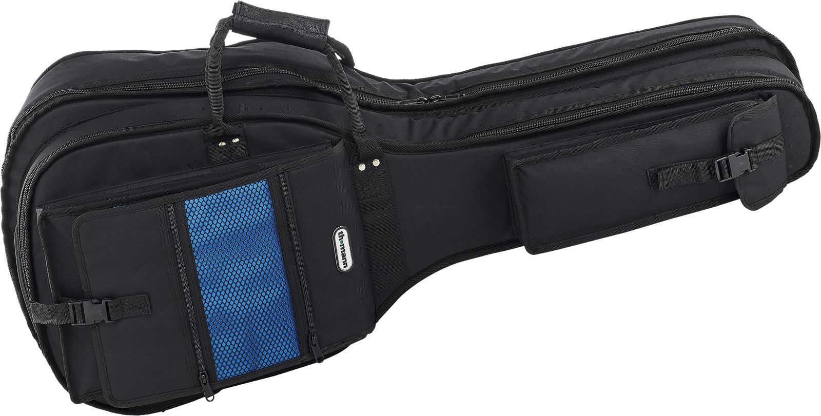 Frontalansicht Thomann Doppel-Gigbag für Gitarren 