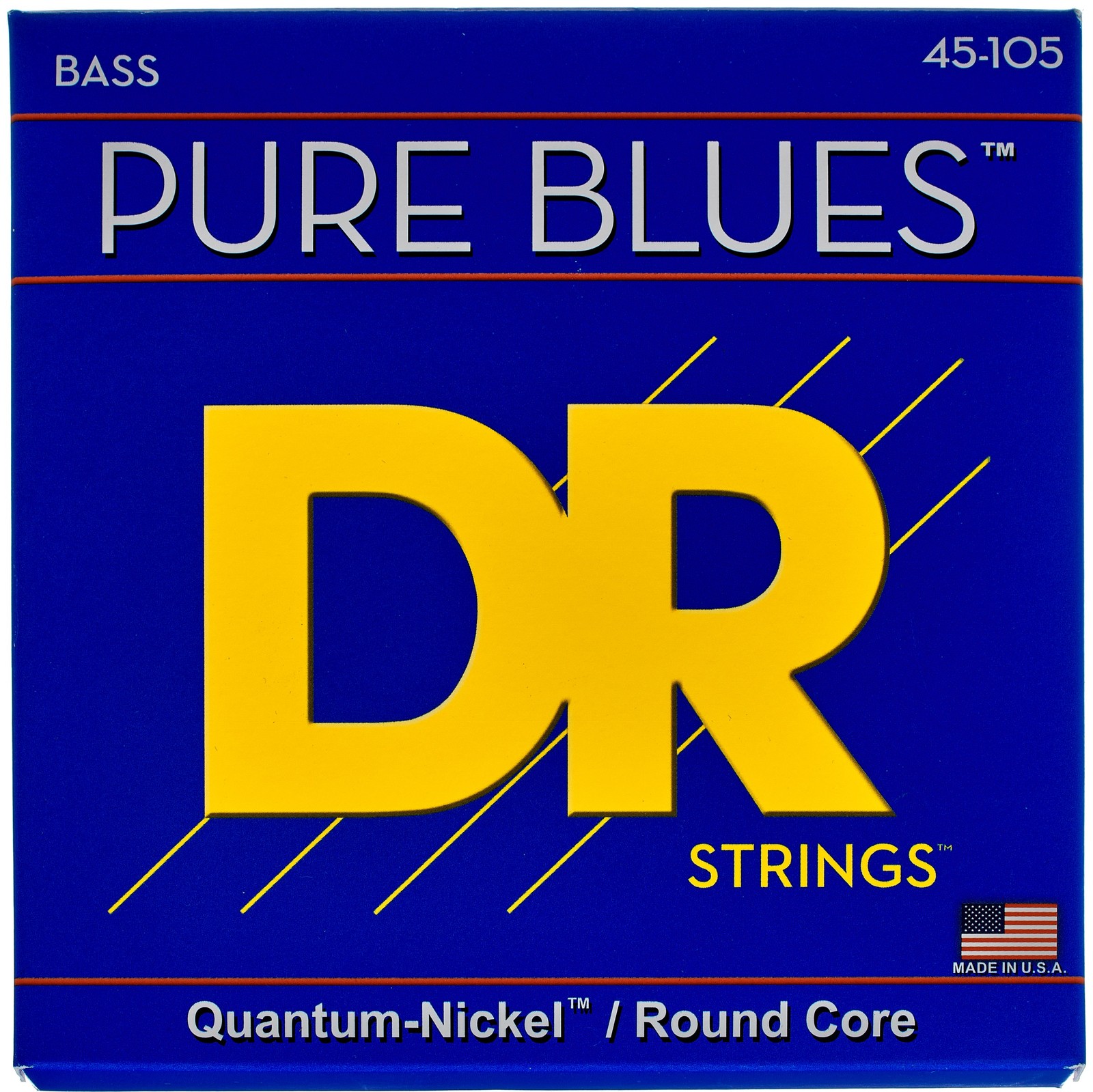 Frontseite der Verpackung der DR Strings Pure Blues PB45