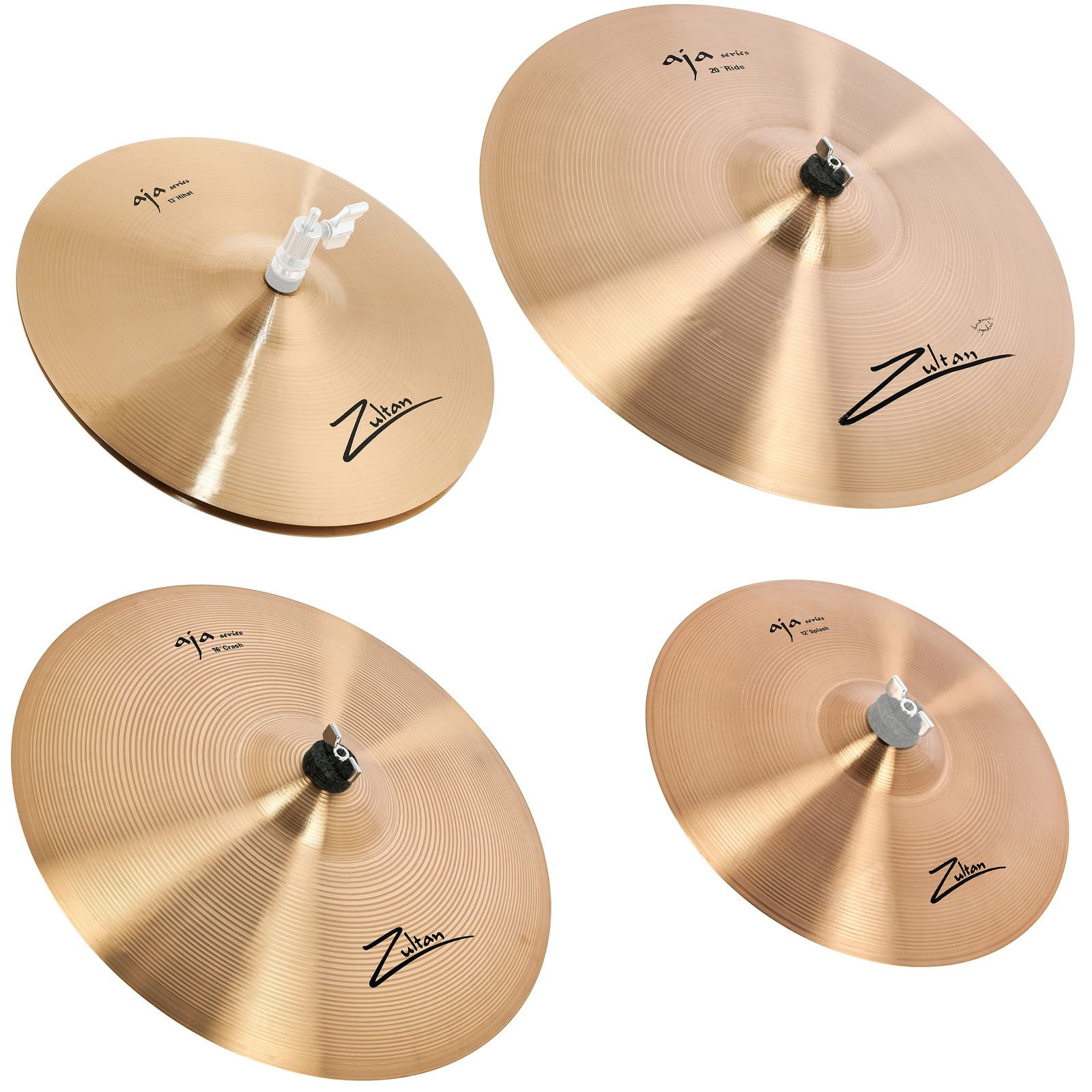 Zultan Aja Fusion–Funk Bundle, full set of cymbals