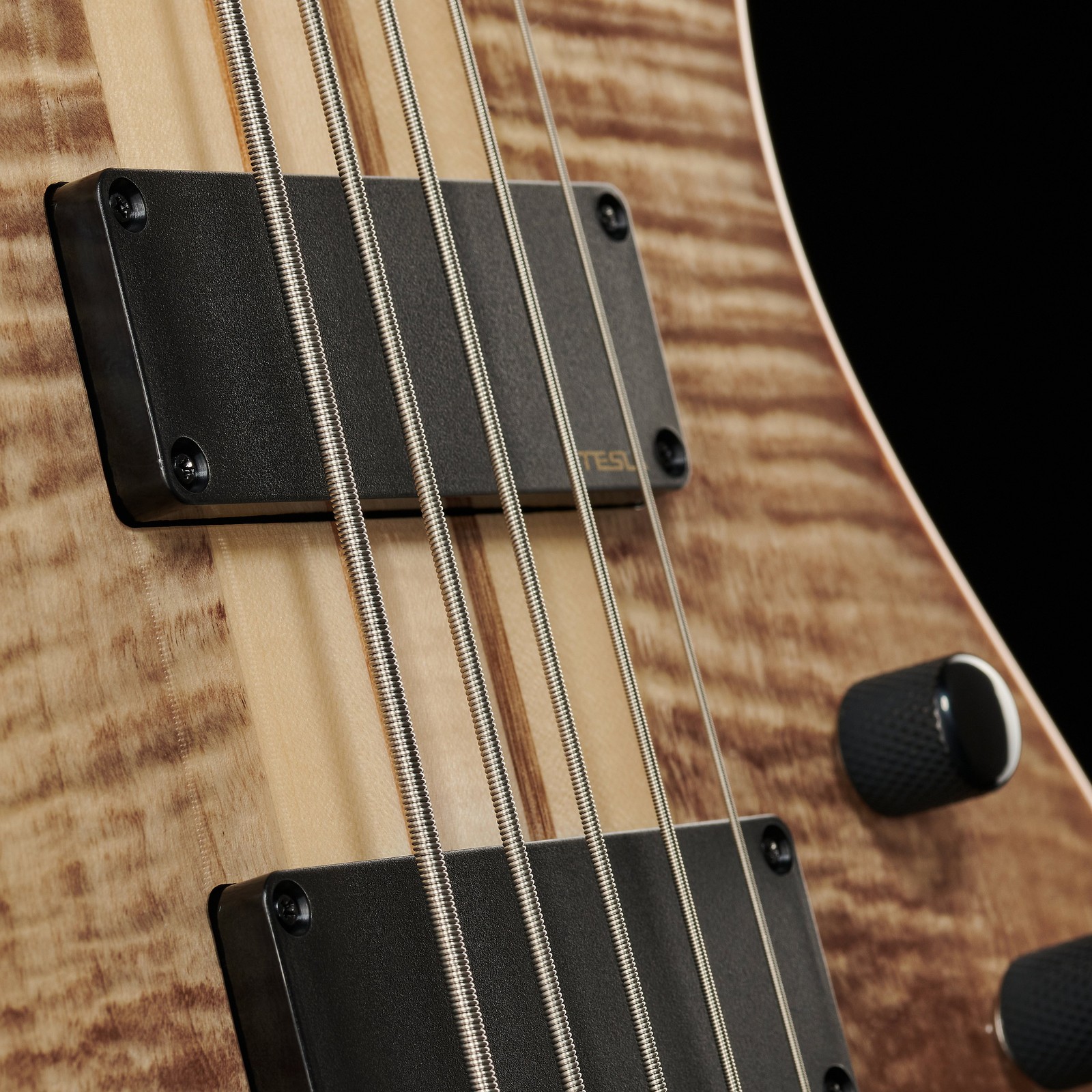 Tesla pickups on the Harley Benton BZ-5000 II NT