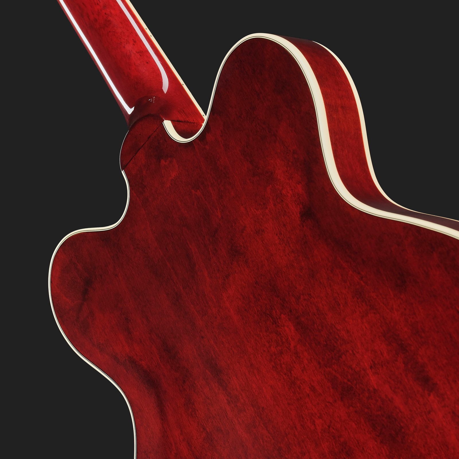 Rückseite vom Ahornkorpus der Gretsch G2622 STRML CB DC CDG