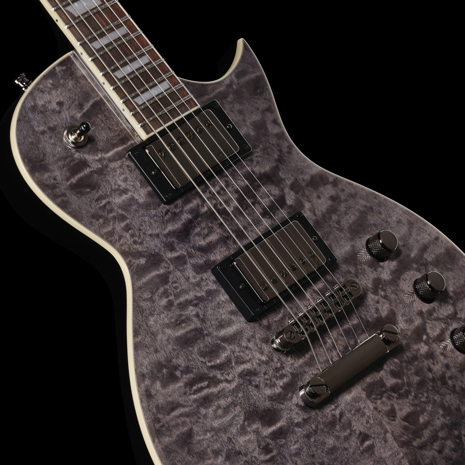 Harley Benton SC-Custom III Quilt Midnight humbucker