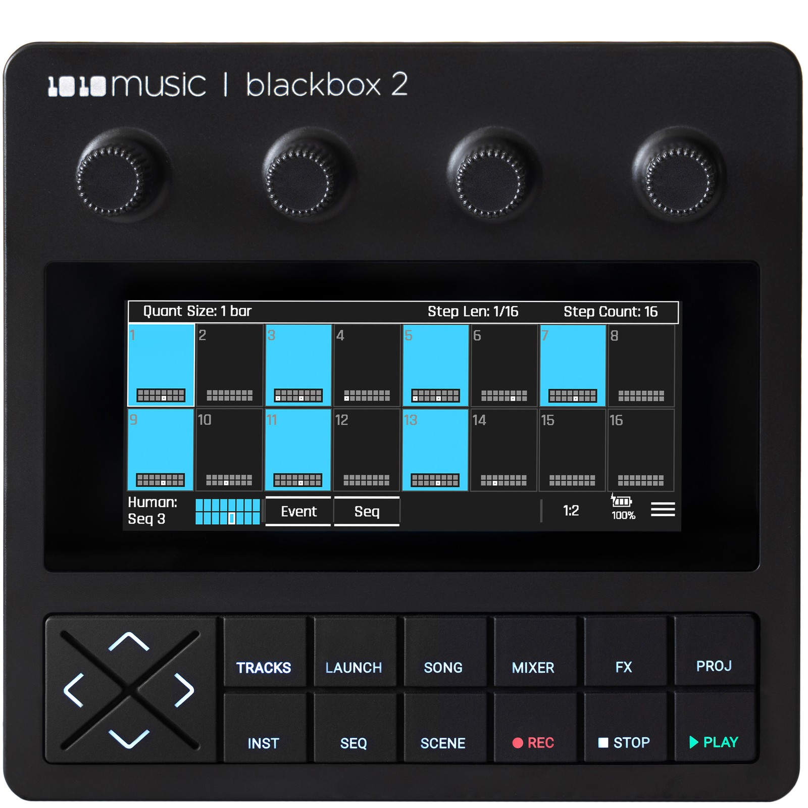 Frontalansicht der 1010music blackbox 2