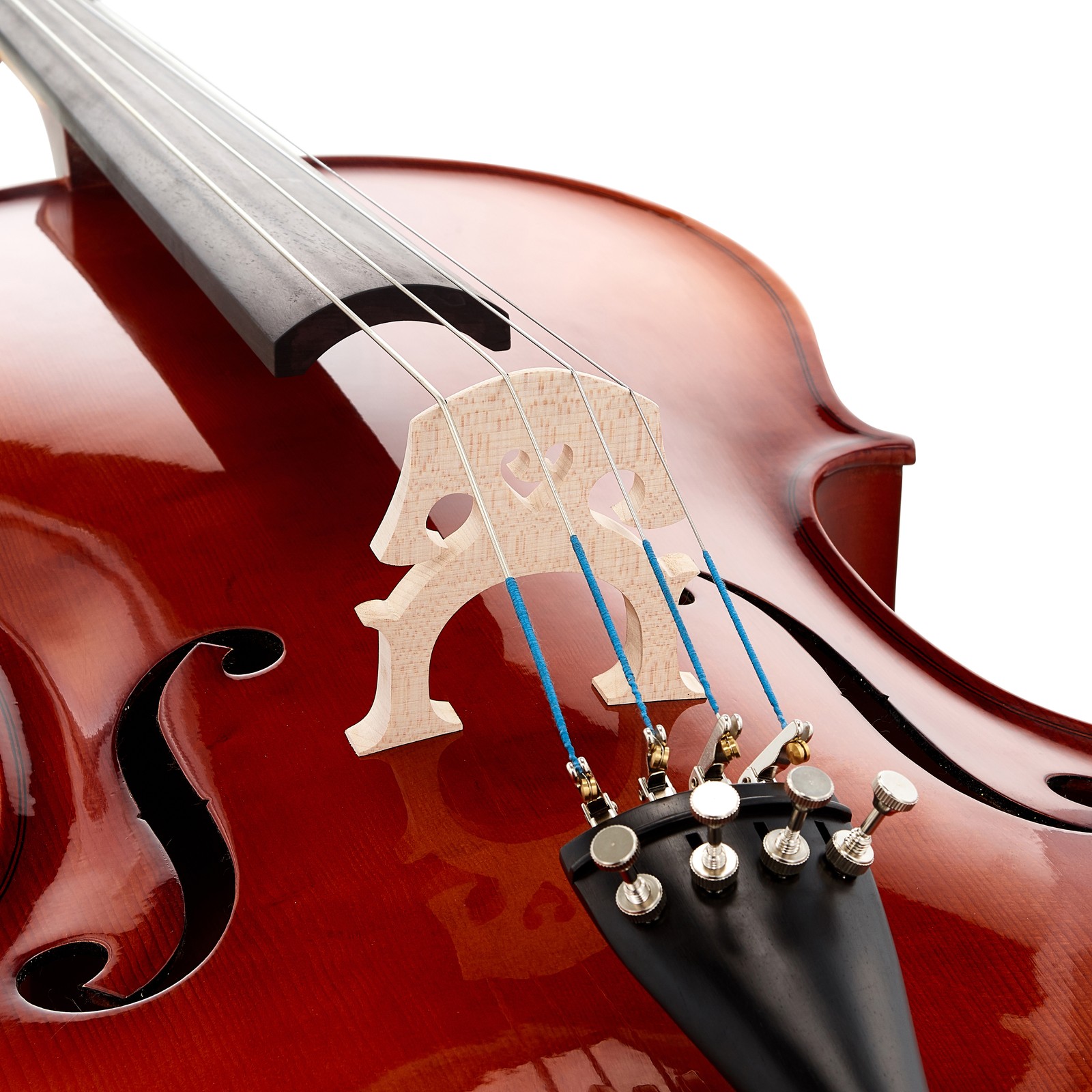 Bridge on the Roth & Junius Europe 4/4 Student Cello
