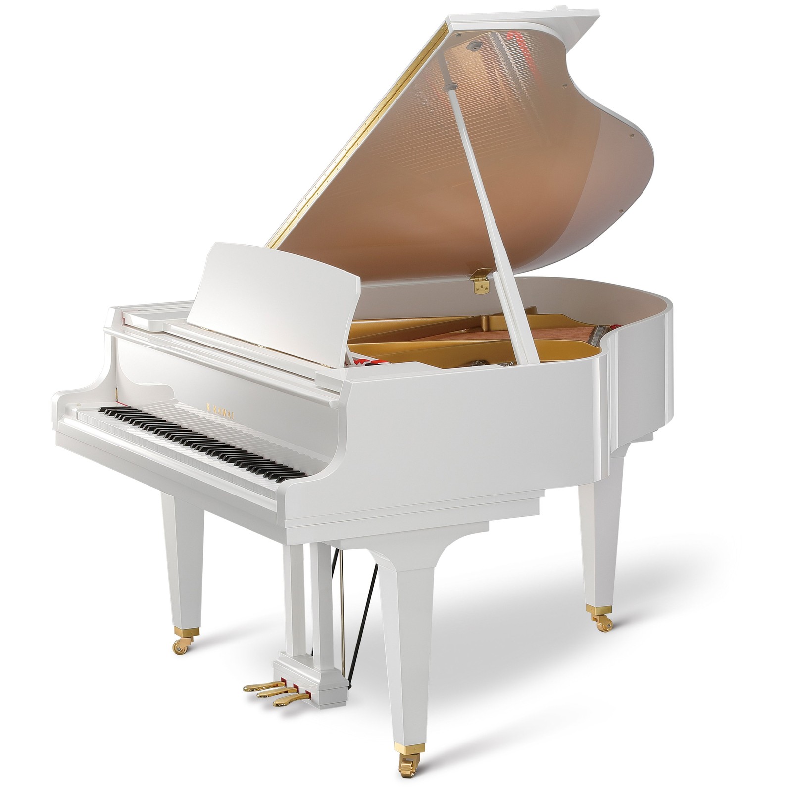 Weißer Flügel Kawai GL 30 WH/P Grand Piano