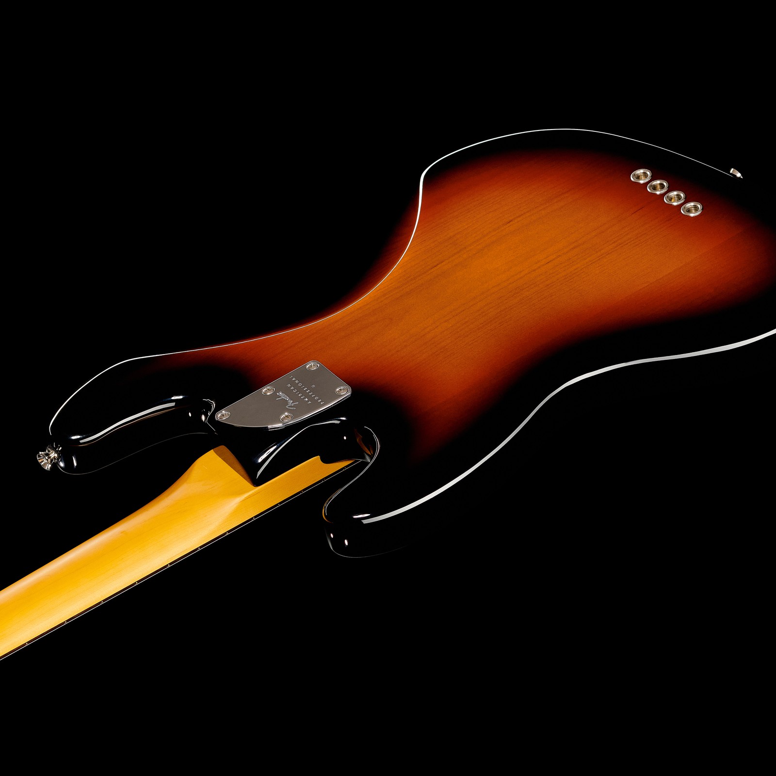 Halsübergang des Fender Am Pro II Jazz Bass RW 3TS E-Bass