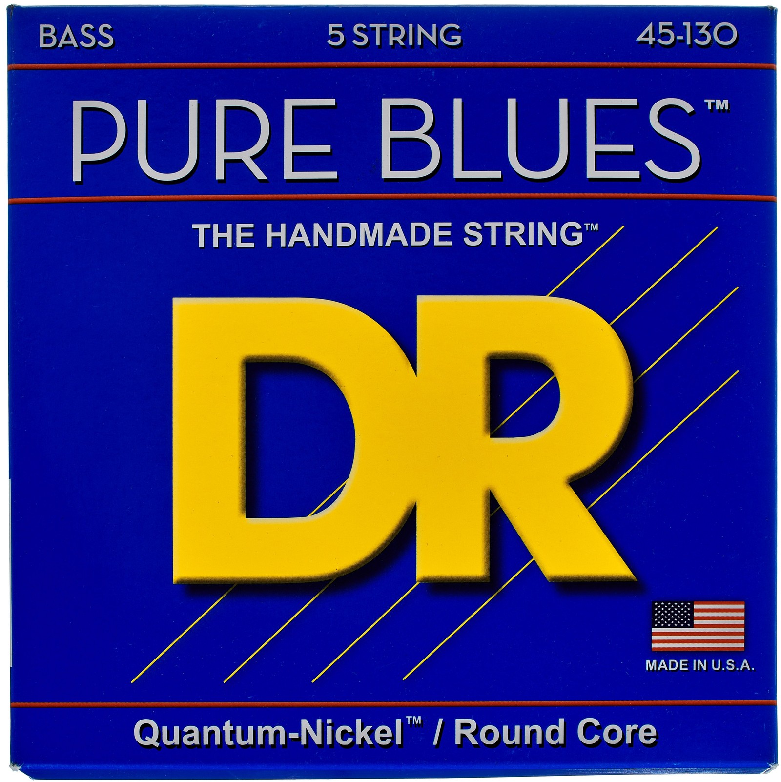 Frontseite der Verpackung der DR Strings Pure Blues PB5-130