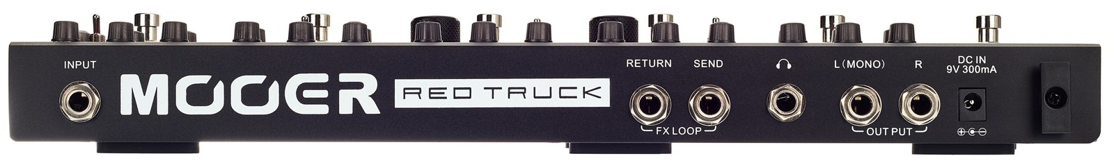 Rear panel connections of the Mooer Red Truck
