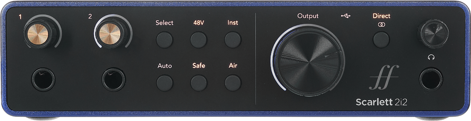 Focusrite Scarlett 2i2 Anniversary Edition, with dials