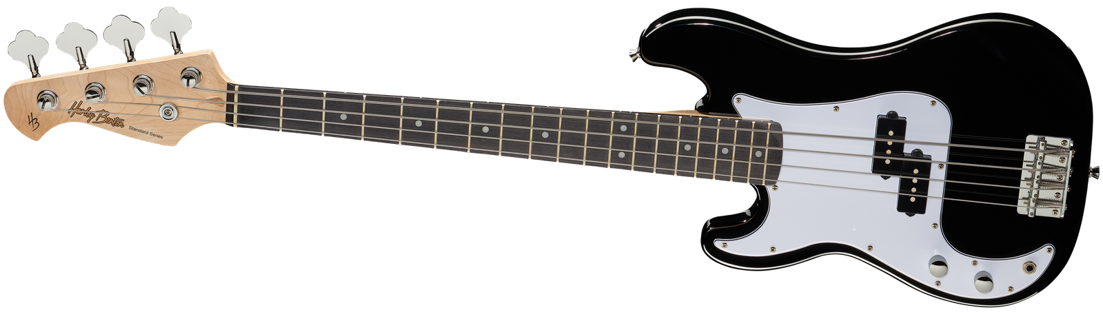 Harley Benton PB-Shorty LH BK Standard Series Bajo eléctrico de 4 cuerdas