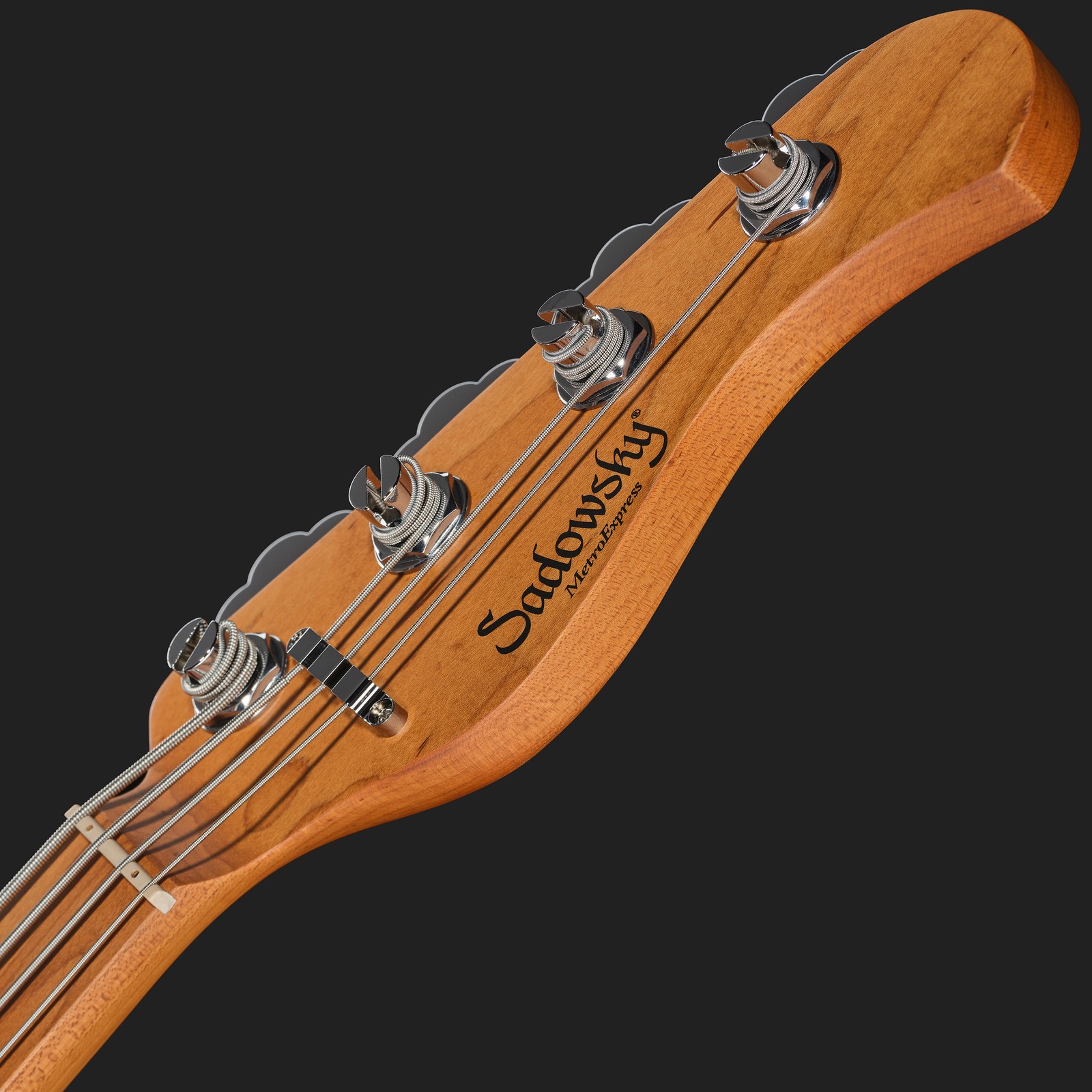 Sadowsky MetroExp21 Vintage MJ4 RM CAR, electric bass guitar, headstock