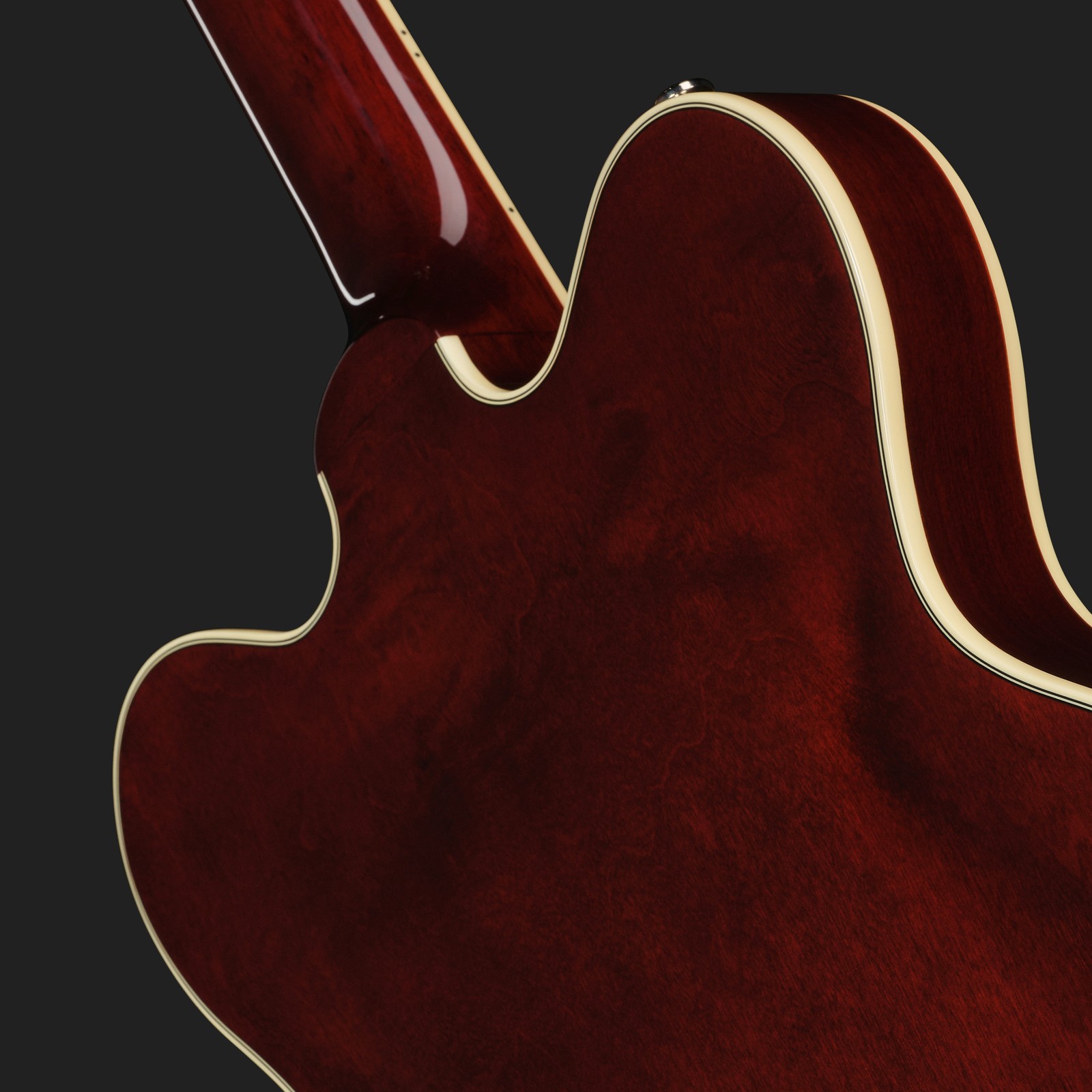 Rückseite vom Ahornkorpus der Gretsch G2622 STRML CB DC MD SPH 