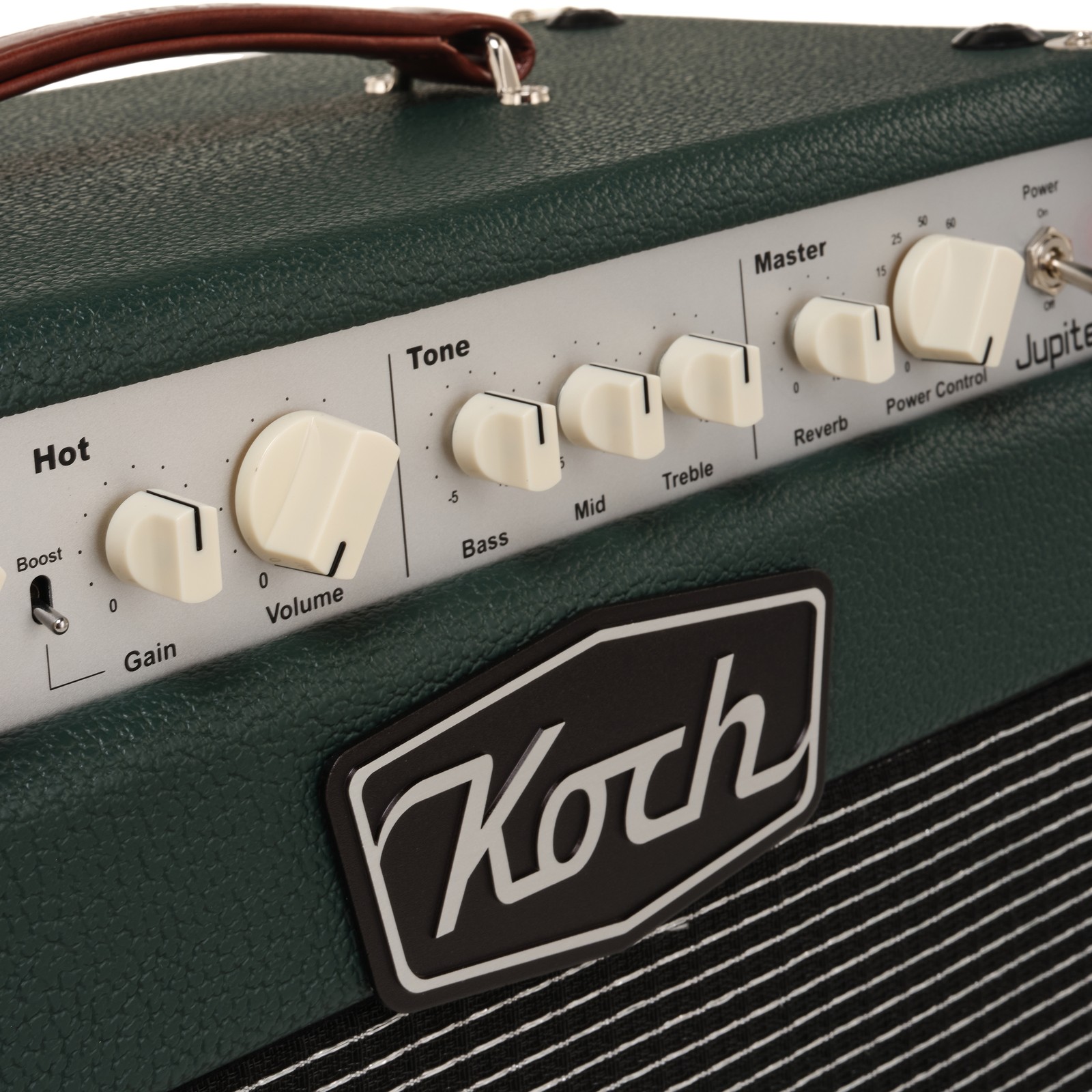 Koch Amps Logo am Jupiter Junior J20C Combo für E-Gitarre
