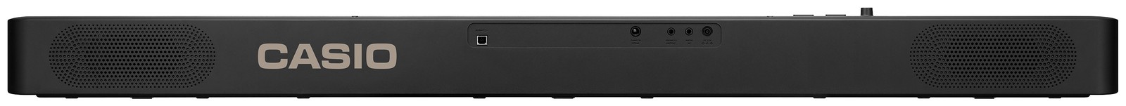backside with connectors of the Casio CDP-S110 BK digital piano