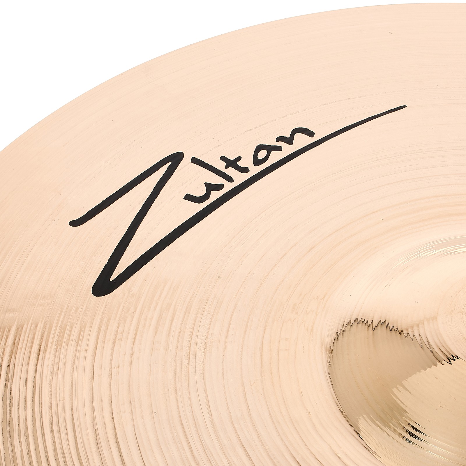 Zultan 14" Rock Beat Crash – Détail, logo