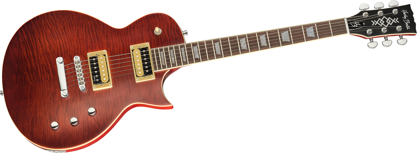 Harley Benton SC-Custom III Satin Paradise Komplettansicht