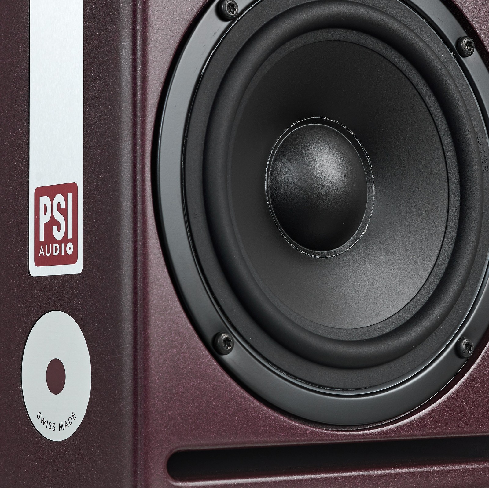 PSI Audio A14-M Studio Red monitor speaker, woofer