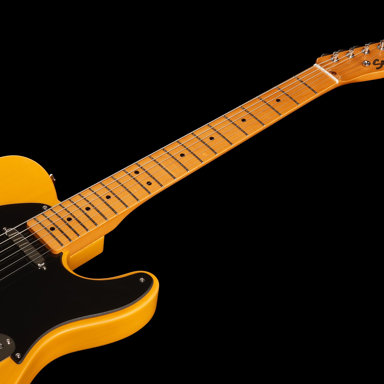 Fretboard of the Squier CV 50s Tele MN BB Electric Guitar