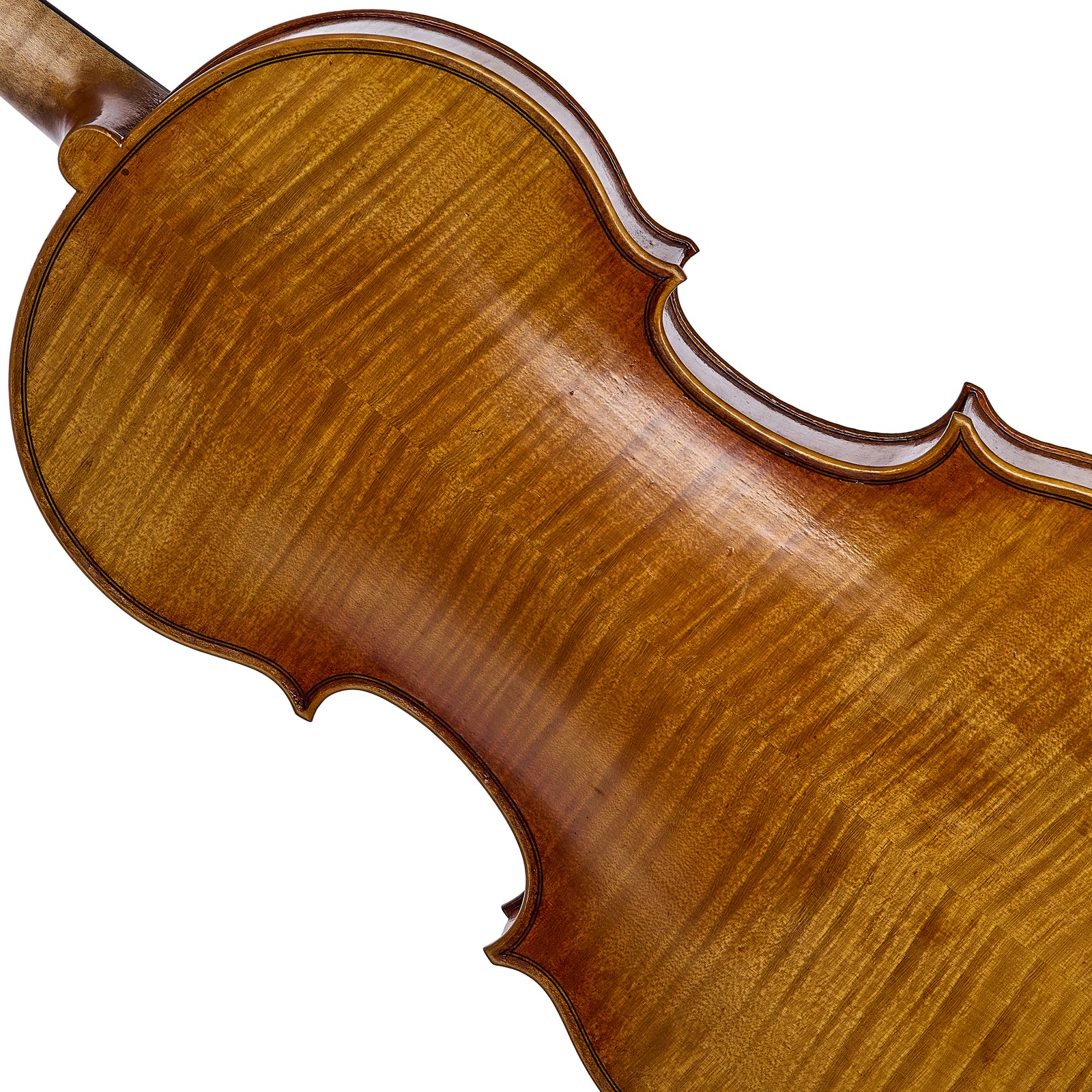 Back view of the Scala Vilagio F.H. G. Grancino Viola 1670