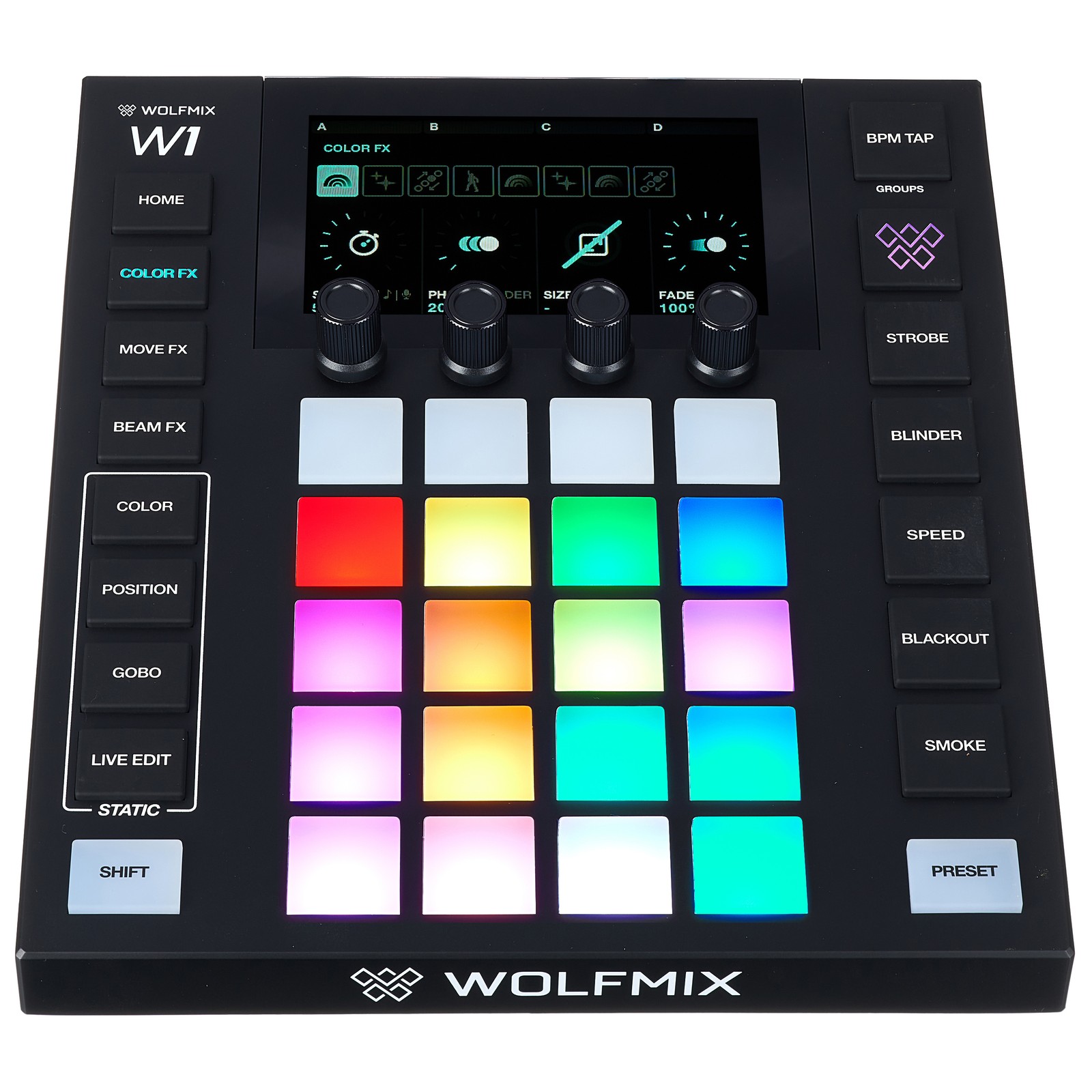 Wolfmix W1 Mk2 standalone DMX controller